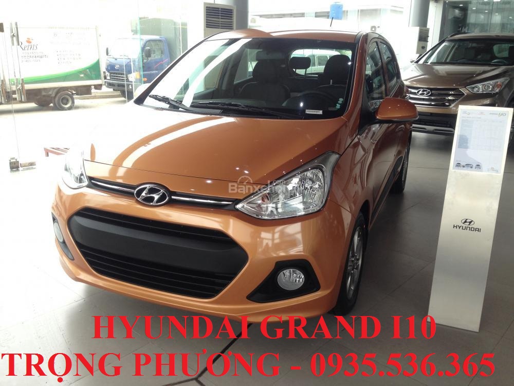 Hyundai Grand i10 2017 - Bán ô tô Hyundai i10 Đà Nẵng, LH: Trọng Phương - 0935.536.365, Giao xe tận nhà, hỗ trợ vay 90% xe