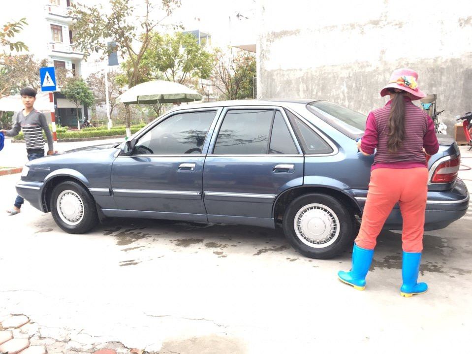 Daewoo Aranos LX 1995 - Bán Daewoo Aranos lx đời 1995, màu xám (ghi), nhập khẩu, 62 triệu