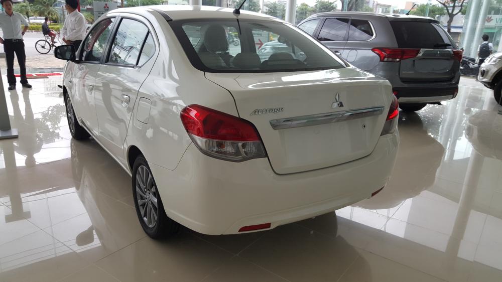 Mitsubishi VT200 2018 - Mitsubishi Quảng Nam bán Attrage đời 2018, màu trắng, nhập khẩu, giá 410 triệu. LH: Đông Anh 0931911444