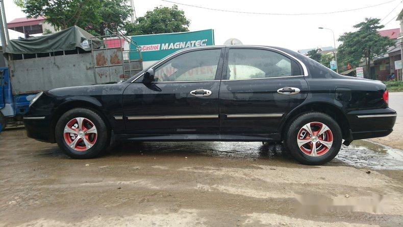 Hyundai Sonata 2003 - Bán Hyundai Sonata đời 2003, màu đen số tự động, 242 triệu