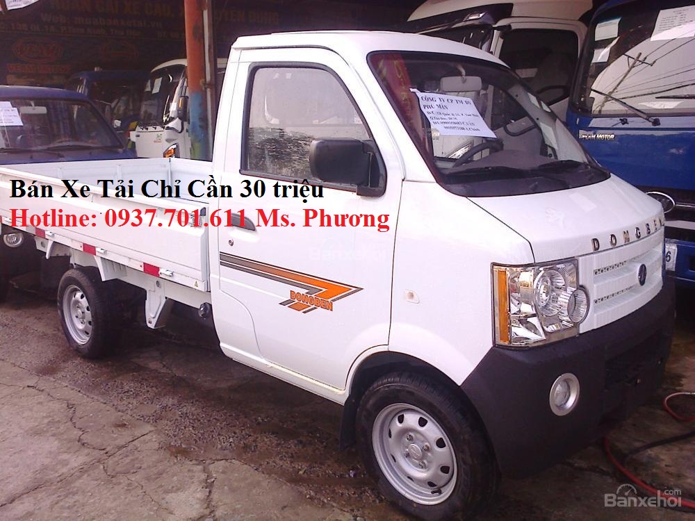 Xe tải 500kg - dưới 1 tấn 2017 - Bán xe tải nhỏ Dongben 870kg - hỗ trợ trả góp 90%