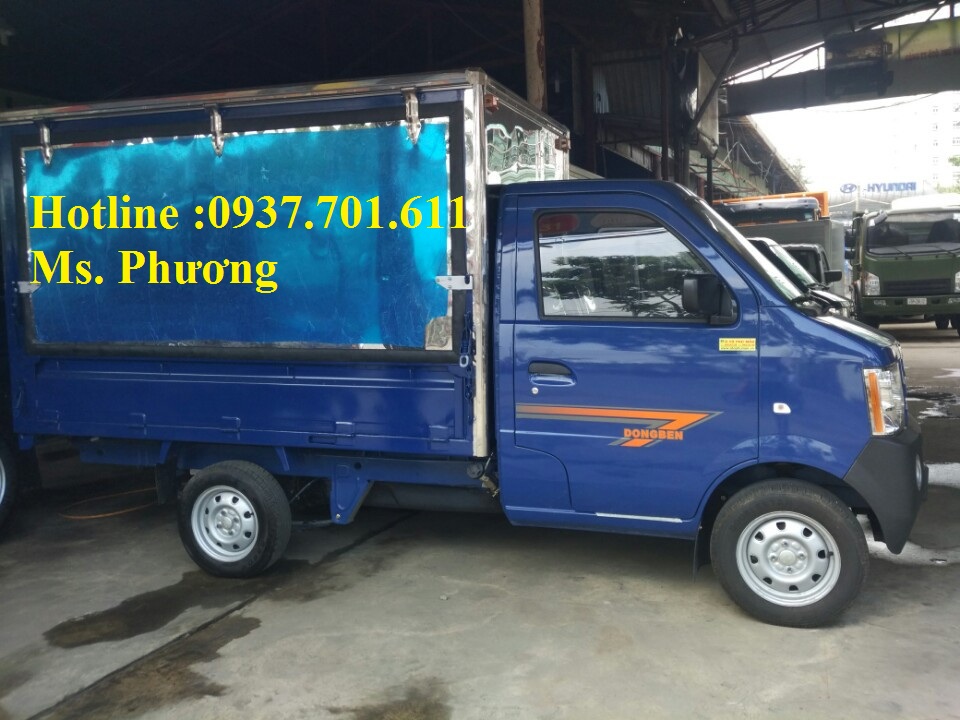 Xe tải 500kg - dưới 1 tấn 2017 - Bán xe tải nhỏ Dongben 870kg - hỗ trợ trả góp 90%