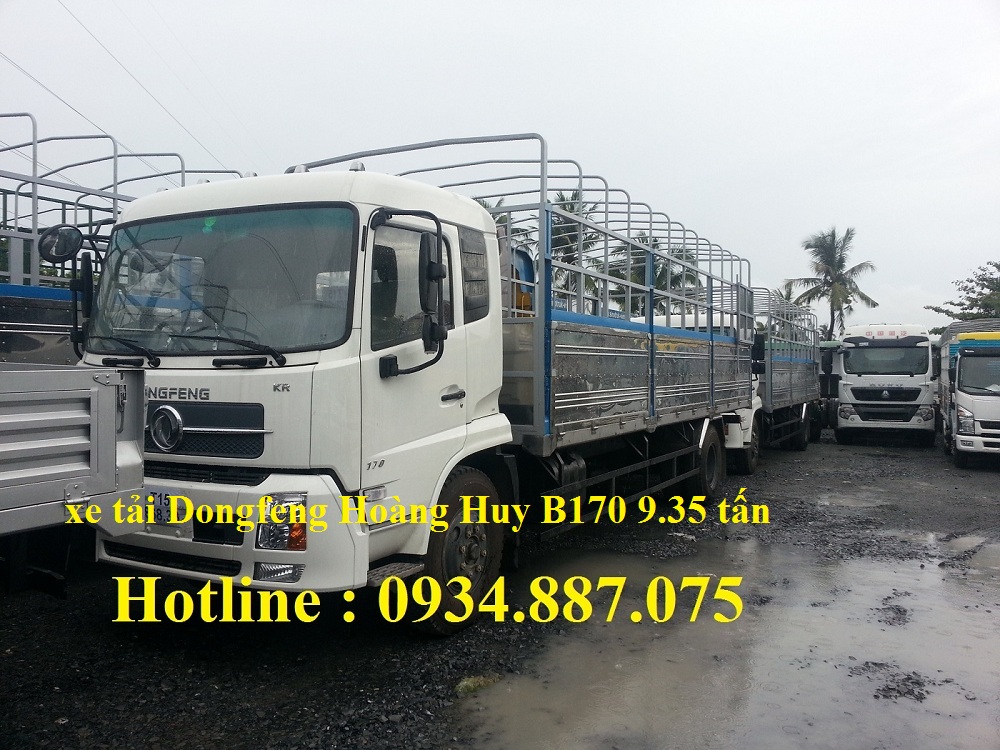 JRD 2017 - Bán xe tải Dongfeng B170 9T35 – 9,35 tấn – 9.35 tấn nhập khẩu giá tốt nhất
