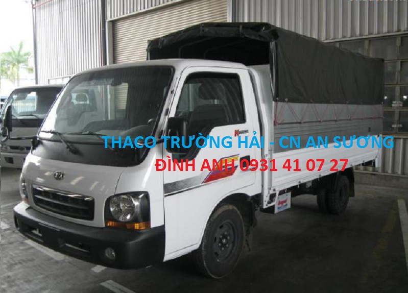 Thaco k190 2017 - Xe tải Thaco K190 tải 1.9 tấn thùng mui bạt, màu xanh dương, đời 2017, giá ưu đãi tháng 5