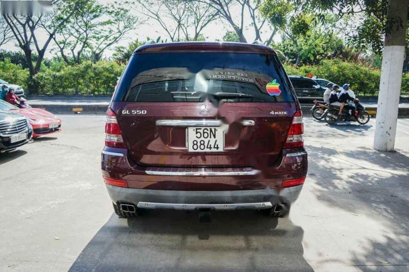 Mercedes-Benz GL 550 4Matic 2008 - Bán ô tô Mercedes GL 550 4Matic đời 2008, màu đỏ, nhập khẩu chính hãng