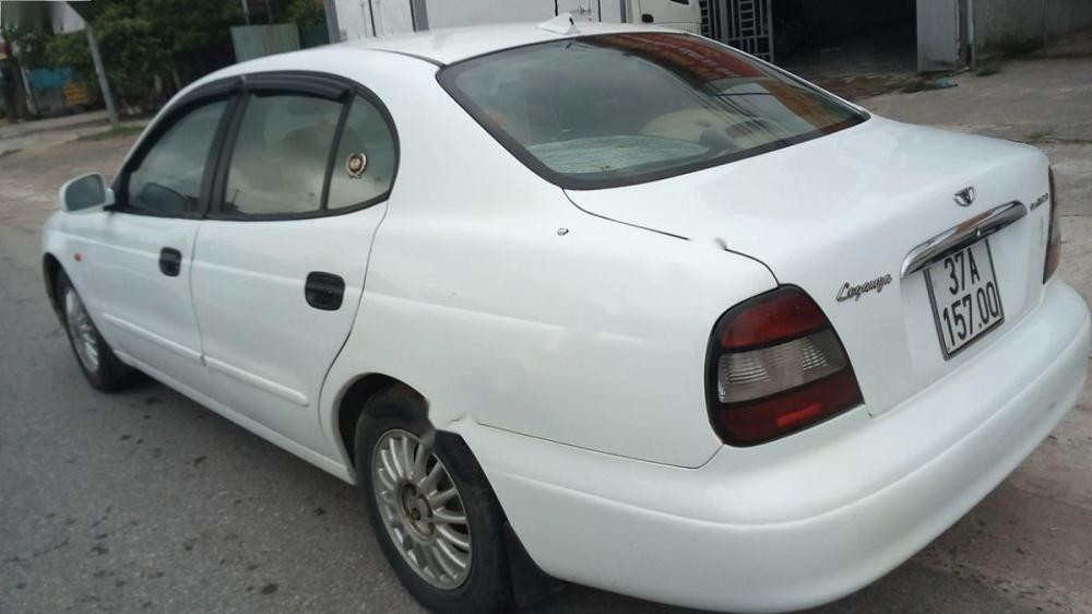 Daewoo Leganza 2.0MT 2003 - Bán Daewoo Leganza 2.0MT đời 2003, màu trắng, nhập khẩu, giá 105tr