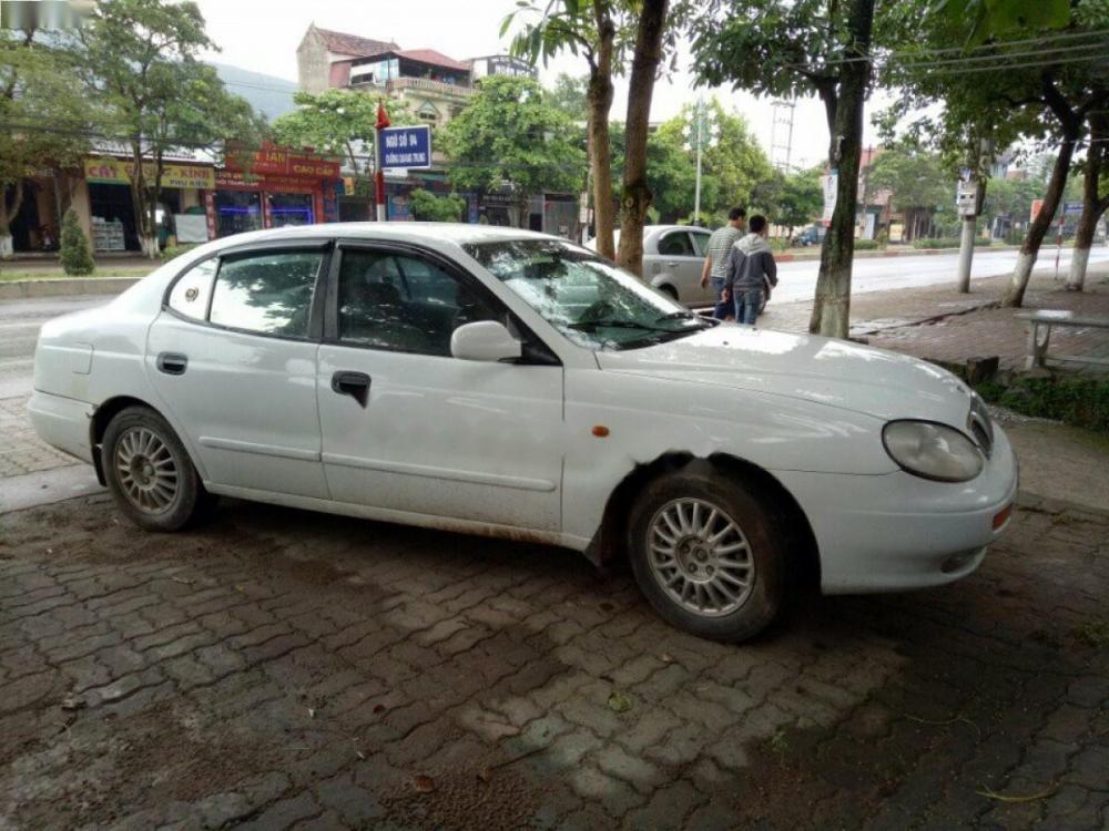 Daewoo Leganza 2.0MT 2003 - Bán Daewoo Leganza 2.0MT đời 2003, màu trắng, nhập khẩu, giá 105tr