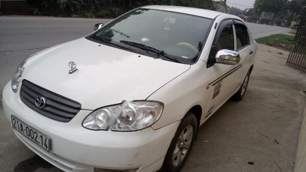 Toyota Corolla altis J 2003 - Cần bán gấp Toyota Corolla altis J sản xuất 2003, màu trắng, giá tốt