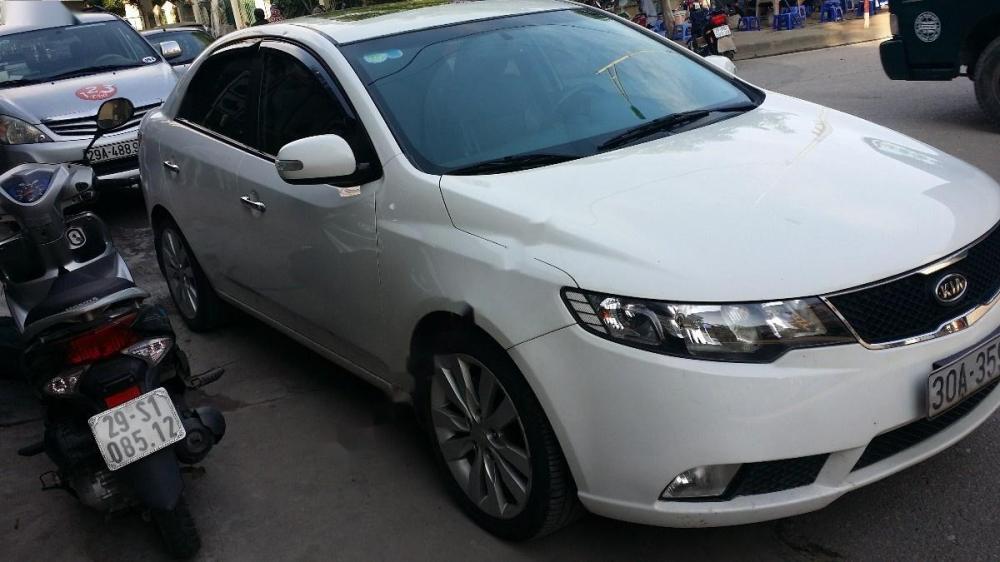 Kia Forte SX 2010 - Bán xe Kia Forte màu trắng, xe trong nước, bản đủ 2010