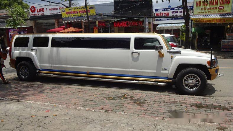 Hummer H3   Limousine AT 2009 - Bán Hummer H3 Limousine AT đời 2009, màu trắng, nhập khẩu  