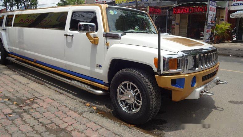 Hummer H3   Limousine AT 2009 - Bán Hummer H3 Limousine AT đời 2009, màu trắng, nhập khẩu  