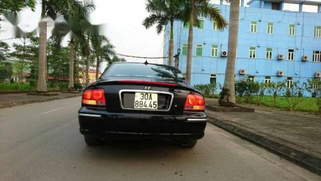 Hyundai Sonata   2003 - Bán xe Hyundai Sonata sản xuất 2003, màu đen  