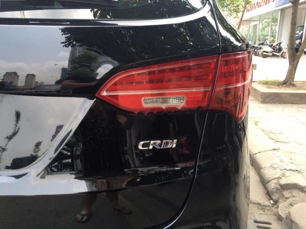 Hyundai Santa Fe CRDI 2013 - Cần bán lại xe Hyundai Santa Fe CRDI đời 2013, màu đen, nhập khẩu chính hãng