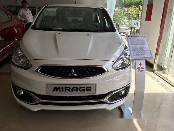 Mitsubishi Mirage 1.2MT 2017 - Cần bán xe Mitsubishi Mirage 1.2MT đời 2017, màu trắng, 448 triệu