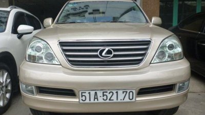 Lexus GX470 2007 - Bán xe Lexus GX 470 V8 AT sản xuất 2007, màu vàng