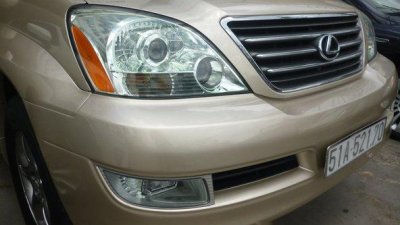Lexus GX470 2007 - Bán xe Lexus GX 470 V8 AT sản xuất 2007, màu vàng
