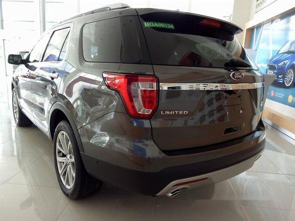 Ford Explorer  Limited 2017 - Bán Ford Explorer Limited năm 2017, màu xám, nhập khẩu chính hãng