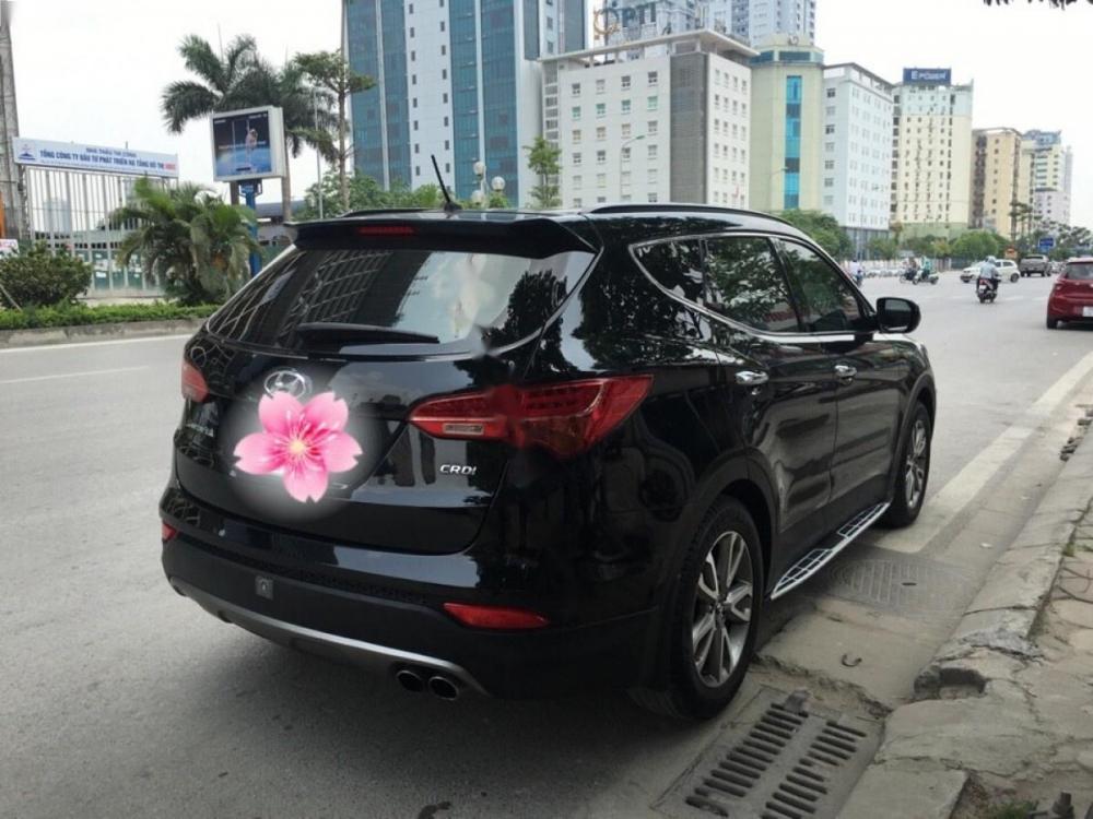 Hyundai Santa Fe CRDI 2013 - Cần bán lại xe Hyundai Santa Fe CRDI đời 2013, màu đen, nhập khẩu chính hãng