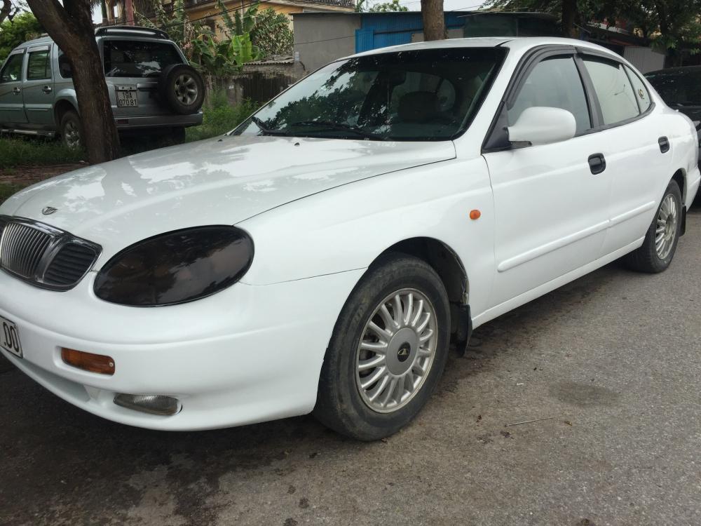 Daewoo Leganza 2003 - Xe Daewoo Leganza sản xuất 2003 màu trắng, xe vip, rất tiện nghi và hiện đại, giá 108 triệu