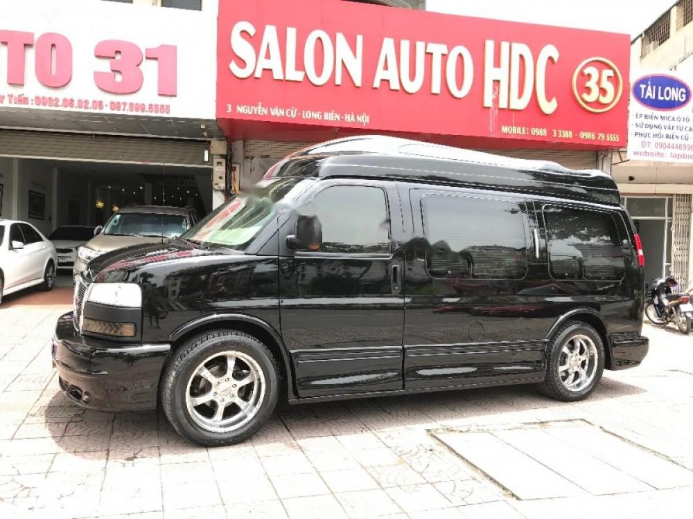 GMC Savana 5.3AT 2008 - Xe GMC Savana 5.3AT đời 2009, màu đen, nhập khẩu chính hãng số tự động