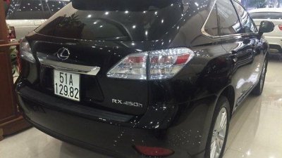 Lexus RX450 2011 - Xe Lexus RX450 h Hybrid sản xuất 2011, màu đen số tự động