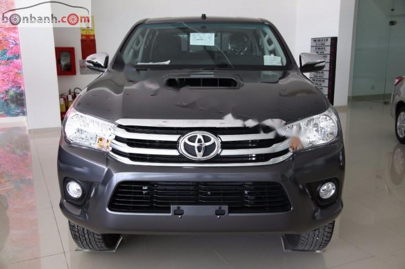 Toyota Hilux G MT 2017 - Cần bán Toyota Hilux G MT đời 2017, màu xám, xe nhập, giá 843tr