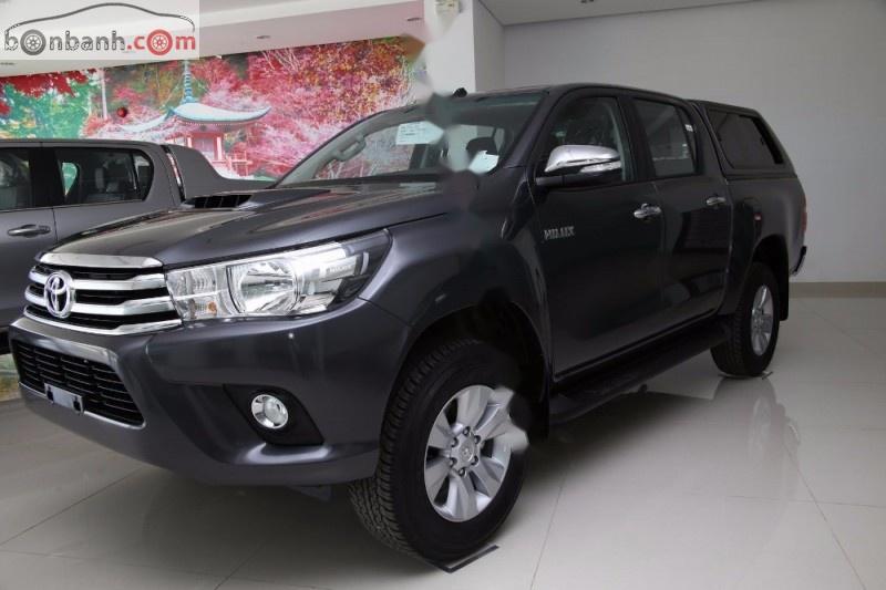 Toyota Hilux G MT 2017 - Cần bán Toyota Hilux G MT đời 2017, màu xám, xe nhập, giá 843tr