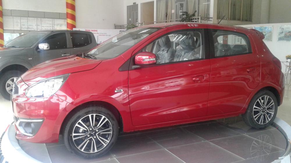 Mitsubishi Mirage 2017 - Xe Mirage màu đỏ Đà Nẵng, Mitsubishi Mirage số tự động Đà Nẵng