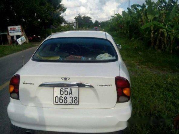 Daewoo Lanos 2002 - Bán xe Daewoo Lanos đời 2002, màu trắng đã đi 65000 km