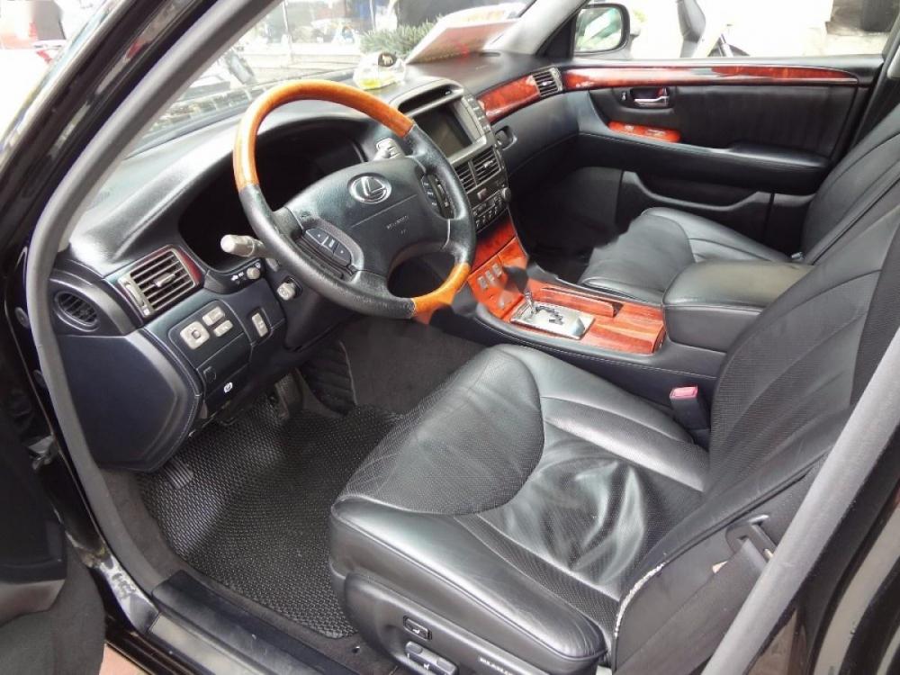 Lexus LS 430 2005 - Cần bán lại xe Lexus LS 430 2005, màu đen, xe nhập