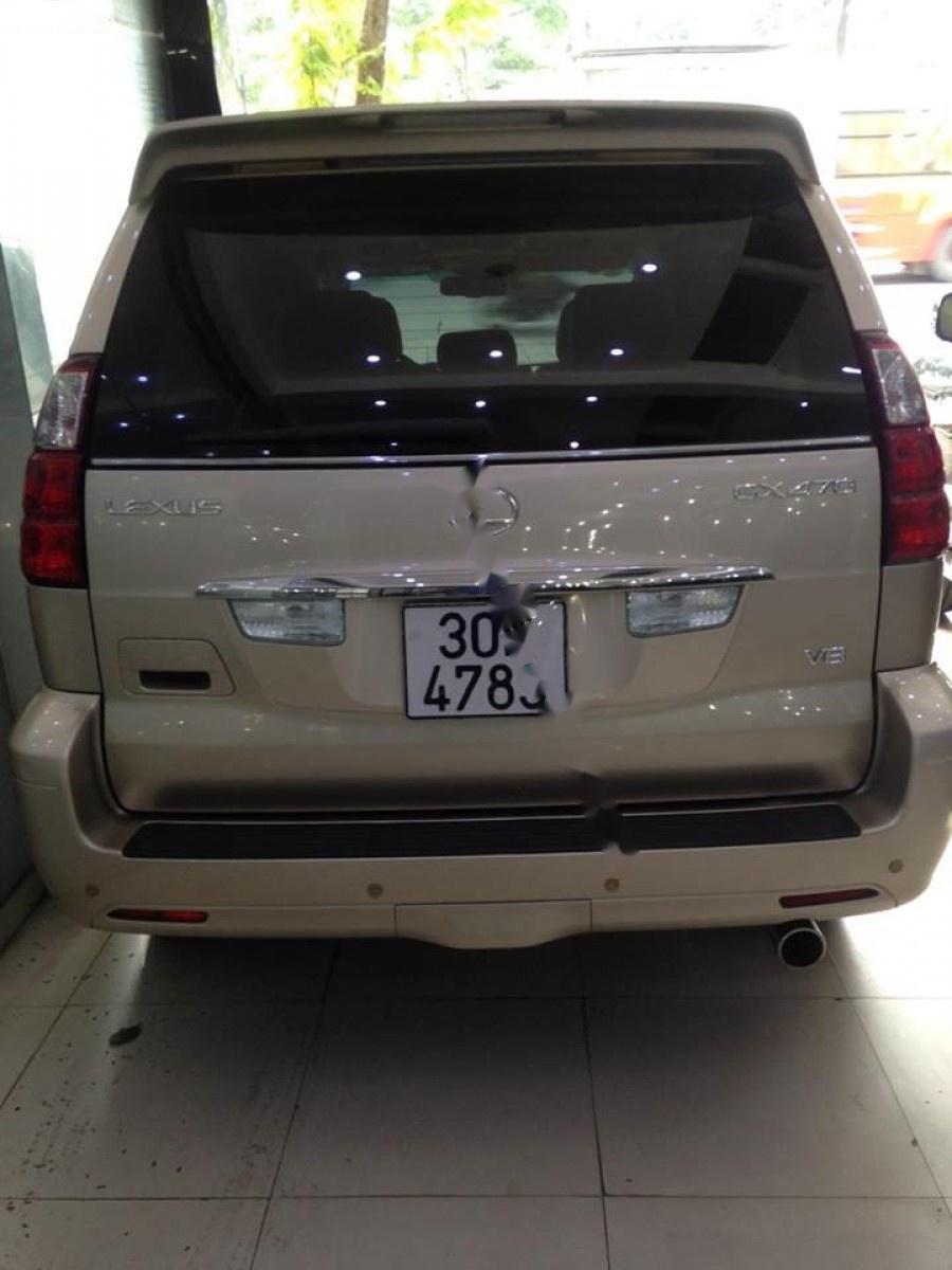 Lexus GX470 2008 - Cần bán lại xe Lexus GX470 đời 2008, màu vàng, xe nhập