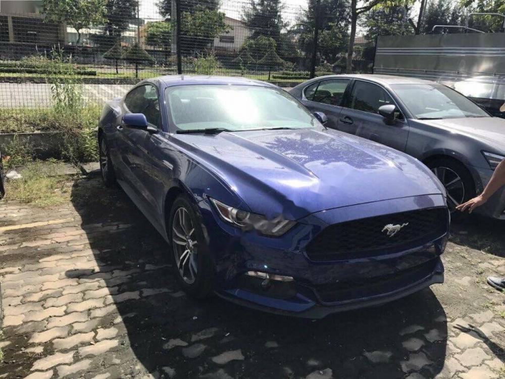 Ford Mustang Ecoboost 2.3AT 2016 - Bán xe Ford Mustang Ecoboost 2.3AT đời 2016, màu xanh lam, nhập khẩu