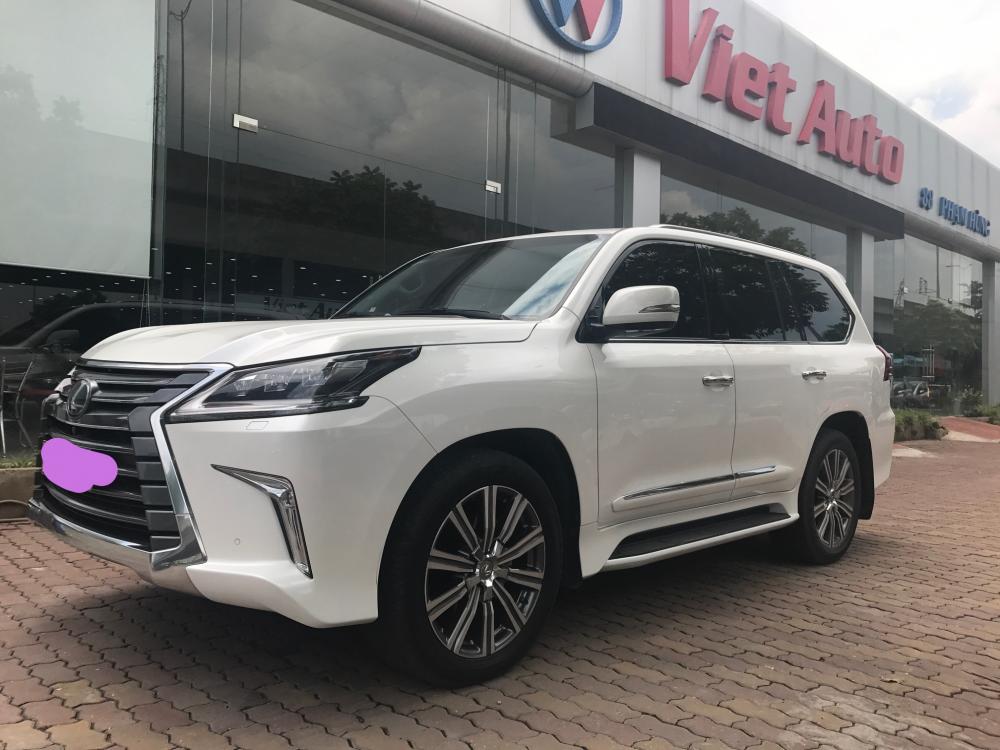 Lexus LX5700 2016 - Bán Lexus LX570 Mỹ màu trắng nội thất nâu xe sản xuất 12/2015 đăng ký 2016 