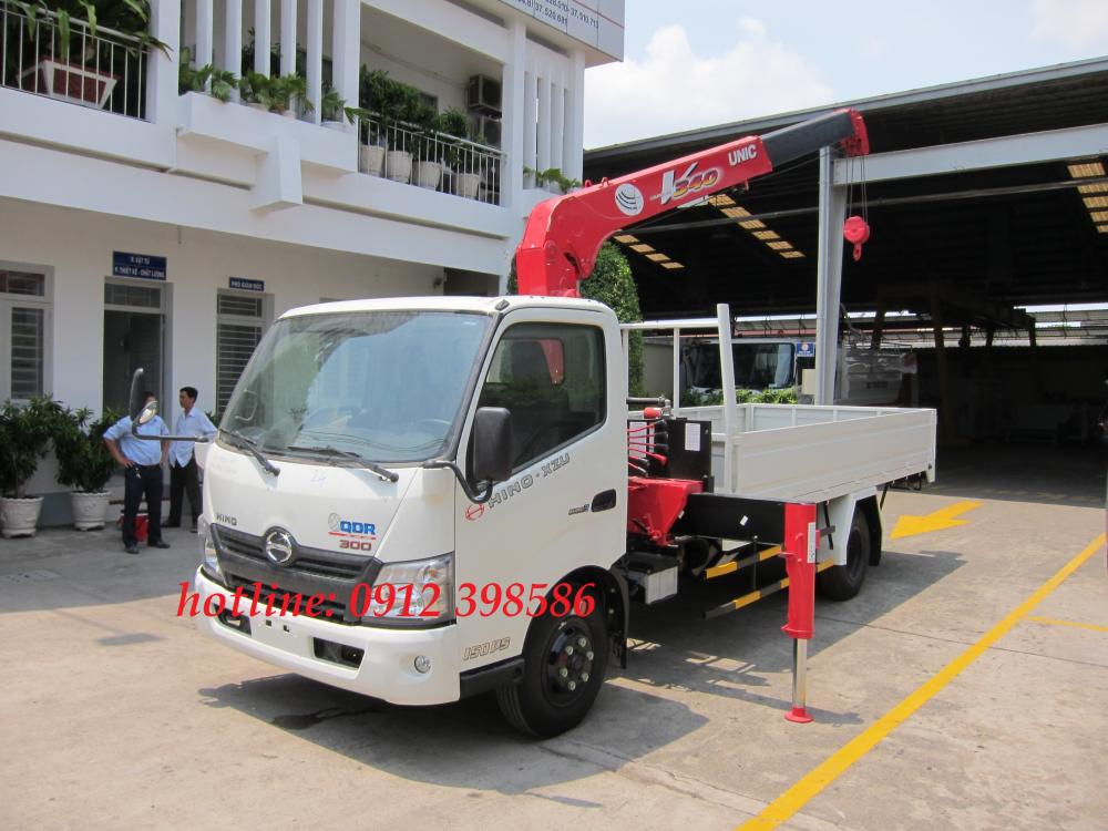 Xe tải 1000kg 2015 - Xe tải cẩu tự hành 5 tấn, bán xe tải gắn cẩu, xe tải cẩu