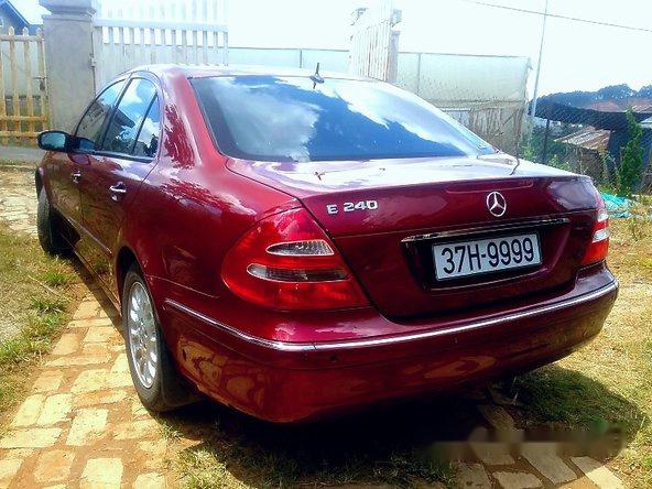 Mercedes-Benz E240 2004 - Bán Mercedes E240 đời 2004, màu đỏ 