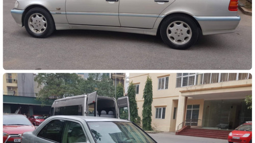 Mercedes-Benz C200  2.0 MT  2000 - Chính chủ bán xe Mercedes C200 2.0 MT sản xuất 2000, màu bạc