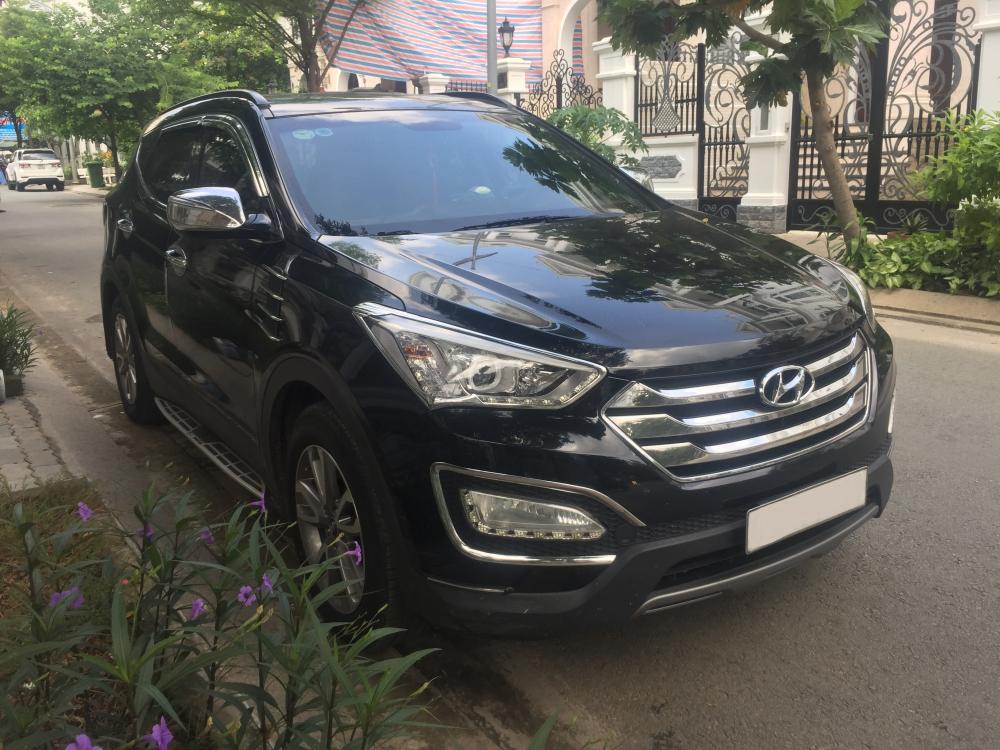 Hyundai Santa Fe CRDi 2013 - Cần bán xe Hyundai Santa Fe CRDi màu đen, nhập Hà Quốc