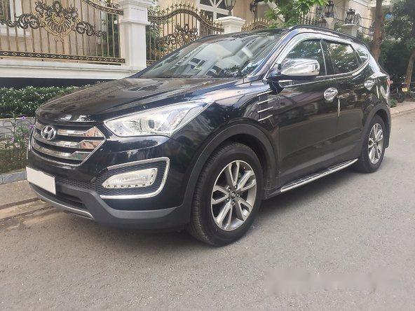 Hyundai Santa Fe CRDi 2013 - Bán xe Hyundai Santa Fe CRDi đời 2013, màu đen