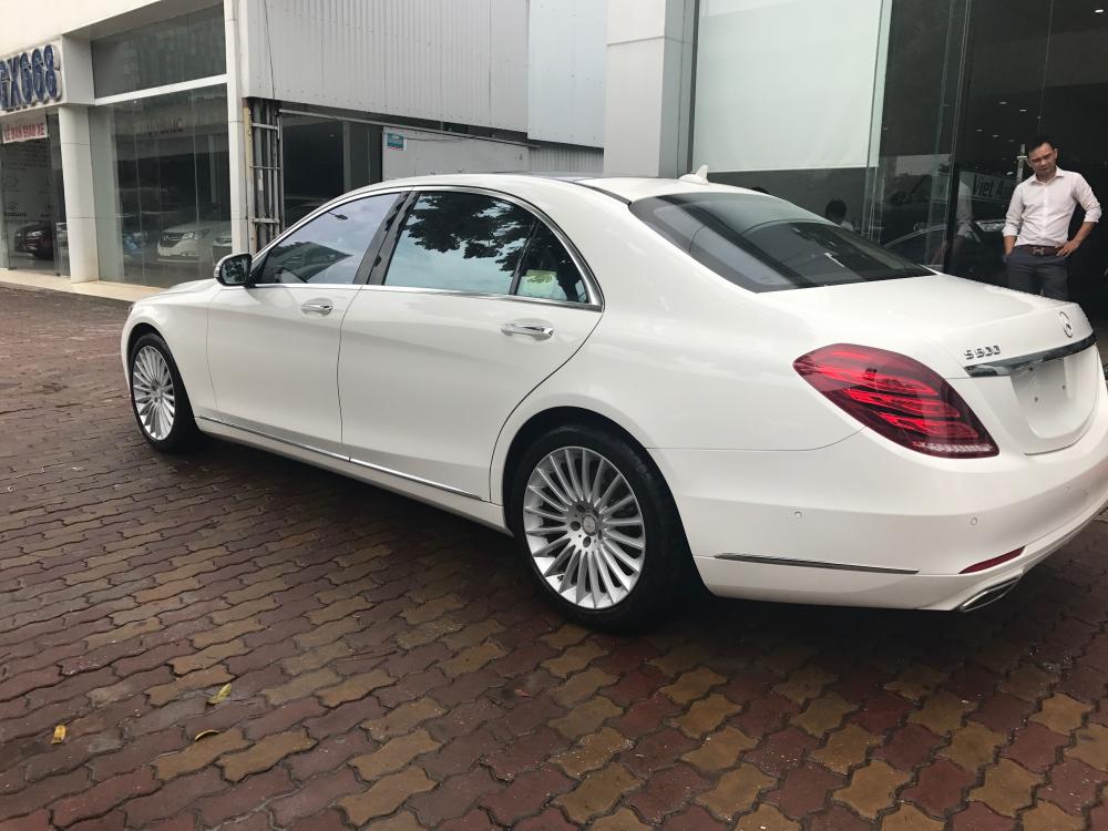 Mercedes-Benz S500 L 2016 - Bán Mercedes S500L màu trắng sản xuất 2016 đăng ký 2016 tên công ty