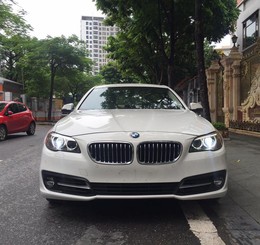 BMW 1 2014 - Việt Nhật Auto bán xe BMW 520i model 2015, màu Trắng nội thất kem.