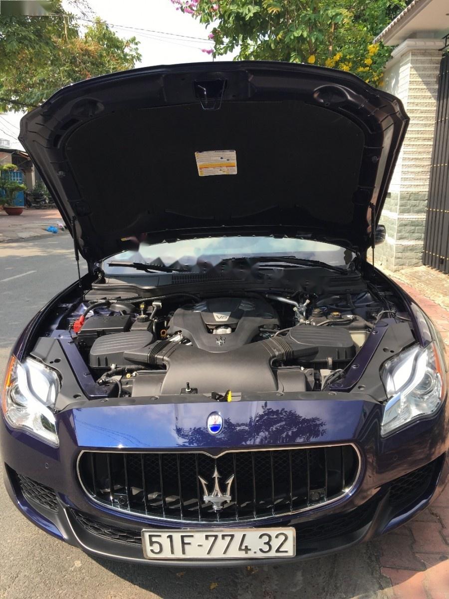 Maserati Quatroporte 3.0 2016 - Bán Maserati Quatroporte 3.0 turbo năm 2016, màu xanh, nhập khẩu