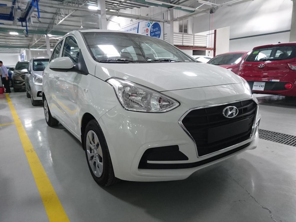 Hyundai Grand i10 1.2MT   2018 - Bán xe Hyundai Grand i10 1.2MT Sedan đời 2018, màu trắng, giá tốt