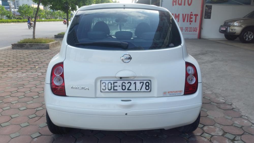 Nissan Micra 1.3AT 2007 - Cần bán Nissan Micra 1.3AT đời 2007, màu trắng, nhập khẩu nguyên chiếc