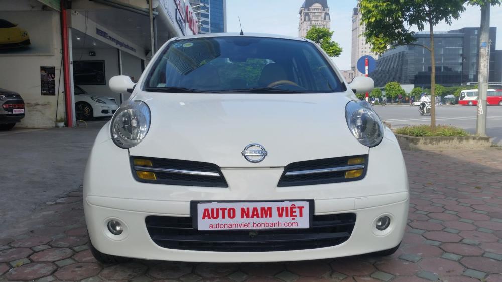 Nissan Micra 1.3AT 2007 - Cần bán Nissan Micra 1.3AT đời 2007, màu trắng, nhập khẩu nguyên chiếc