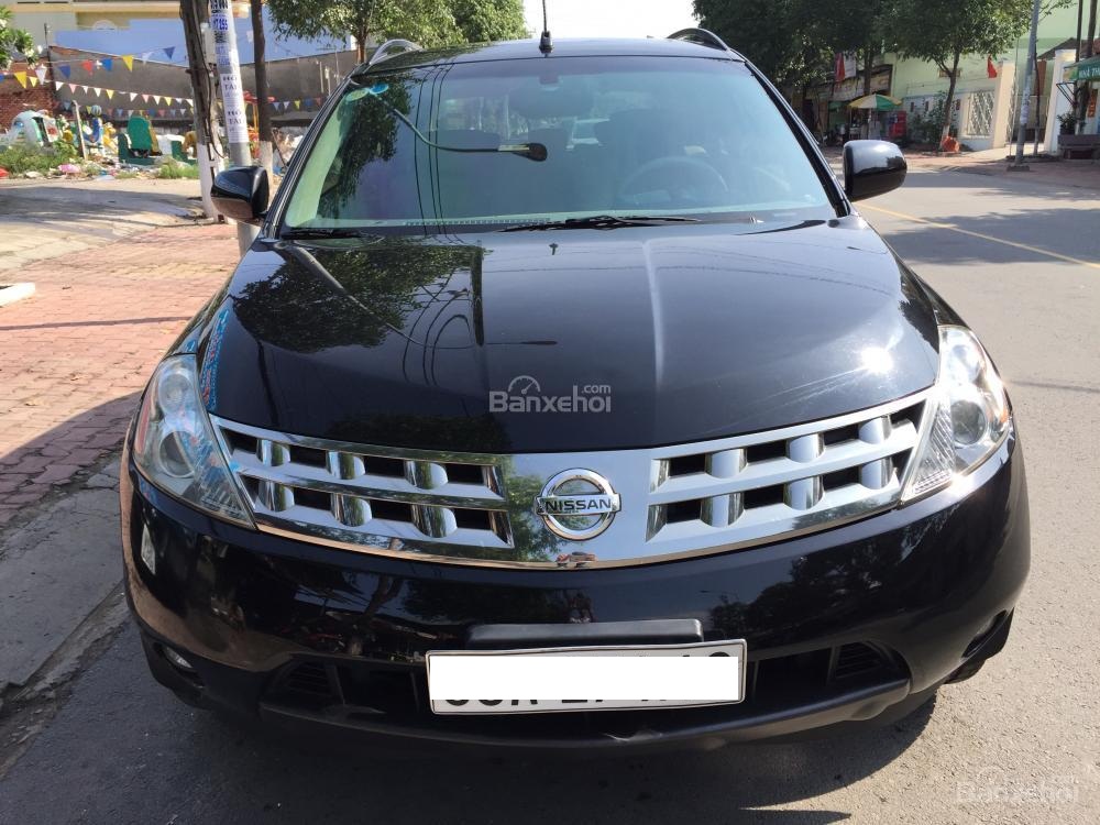 Nissan Murano 3.5AT 4WD 2005 - Cần bán Nissan Murano AT đời 2005, màu đen, xe nhập