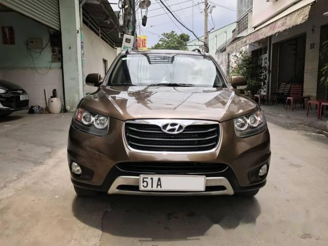 Hyundai Santa Fe   CRDi 2012 - Bán Hyundai Santa Fe CRDi đời 2012, màu nâu, nhập khẩu