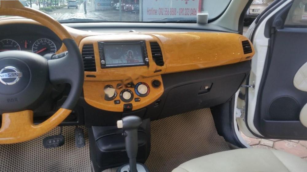 Nissan Micra 1.3AT 2007 - Chính chủ bán xe Nissan Micra 1.3AT đời 2007, màu trắng, nhập khẩu