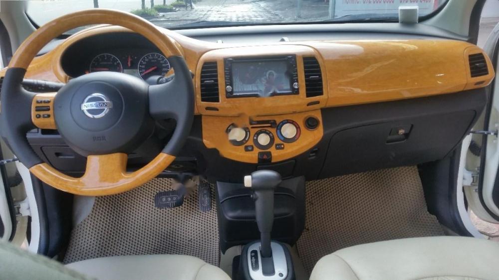 Nissan Micra 1.3AT 2007 - Chính chủ bán xe Nissan Micra 1.3AT đời 2007, màu trắng, nhập khẩu