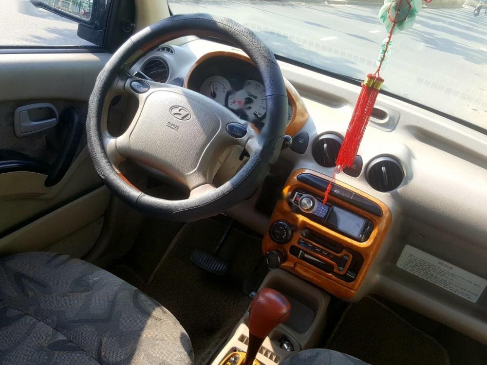 Hyundai Atos 0.8AT turbo 2002 - Bán xe Hyundai Atos 0.8AT turbo đời 2002, màu đen, nhập khẩu Hàn Quốc