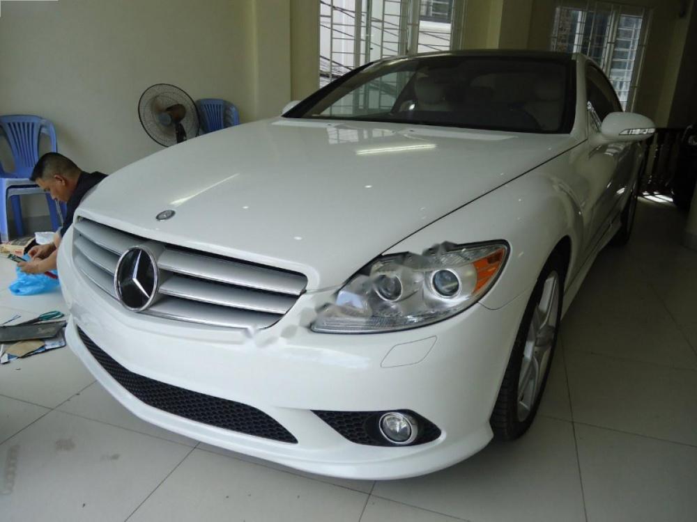 Mercedes-Benz CL class 550  2009 - Cần bán gấp Mercedes 550 đời 2009, màu trắng, xe nhập